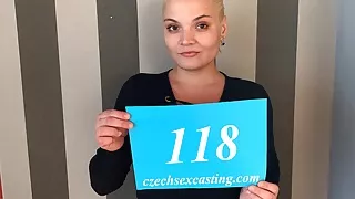 Tight blonde gets a pounding in casting session