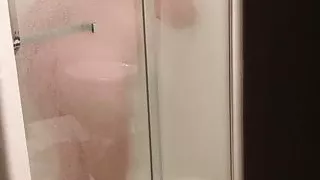 BBW  Ass cheeks in shower