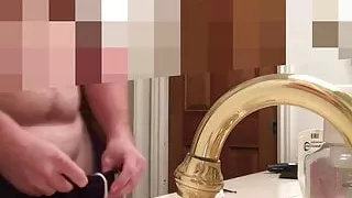 Roommate caught with dick out on cam