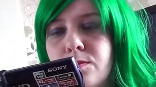 MILF wears lingerie while tricked into thinking this is porn