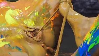 Foot Painting  - Queensnake.com - Queensect.com