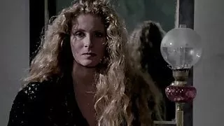 Blonde celeb Domiziana Giordano shows off her nude big tits