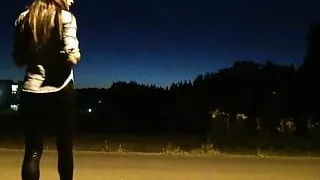 Tgirl Felicia Loves Her Skintight Leggings