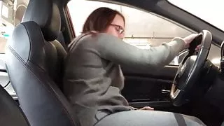 Stinking up the car with farts