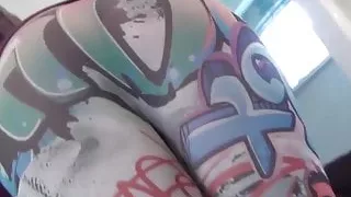 Blonde has a tremendous ass and uses it in reality porn