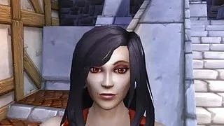 Human Female sexy dance (World of Warcraft thick mod)