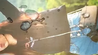 cum on indo body girl