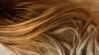 Potbellied man fucks busty babe