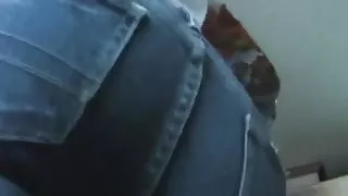 Farting in panties and jeans