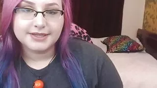 Big ass  kitten Chu with colored hair