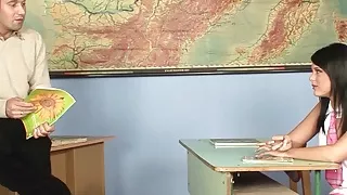 69-sex, Schule, Schülerin, Verführt, Lehrer, Jung