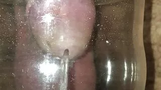 Just me pissing in a pint glass