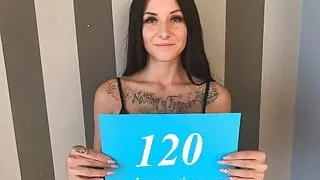 Wonderful brunette fucks for pleasure