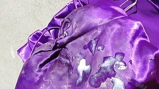 Fucking and Cumming Samantha Prom Dress on top of Pavement