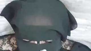 Cum on niqab