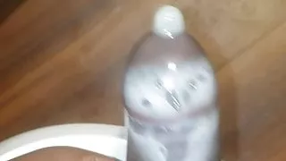 Grosse Bite Noire, Préservatif, Sperme, Gay