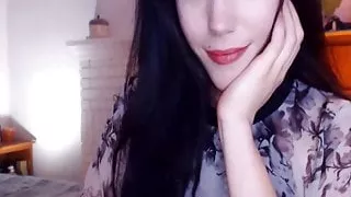 Hot Beautiful Babe Plays Her Sweet Tight Pussy