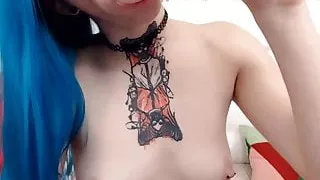 Pretty Hot Sexy Chick Having a Masturbation Show