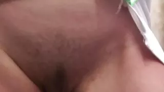 Blonde with great tits teases the camera