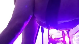 BBW Squirting in Swing