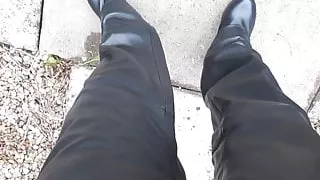 BDSM, Gay, Kůže, Venku