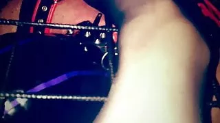 Naylon fetish and cageing