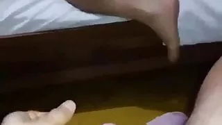 husband jerks off as wife gets fucked in front of him