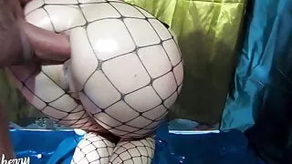 MILF Suck Big Dick, Fingering Oil Pussy Sex Toys and Rough