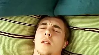 Young stud Kelly Cooper cums hard in homemade masturbation