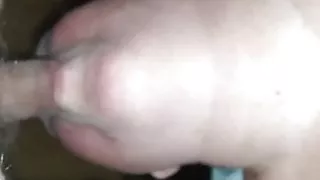 Wife sucking my little cock