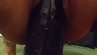 Riding my BBC dildo