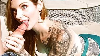 MILF - Tattooed MILF Penny Archer Pleases Her Pervy Neighbor