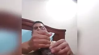 My grandfather shows me all his cock