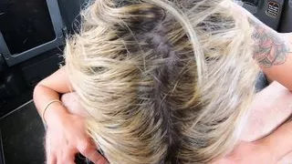 Fake Taxi Hot blonde Sophia Grace sex toy turns on in cab