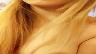 Brunette wets her jeans