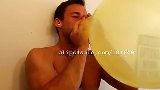Balloon Fetish - Lance Popping Balloons