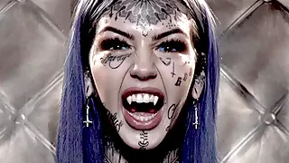 HO HUNTERS - Tattooed ghost Amber Luke wants to fuck