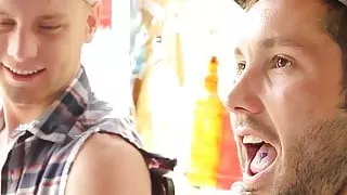 Brandon Evans with Jeff PowersTobias at Rednecks Part 3