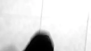 Cross model sexy Catwalking on high hills