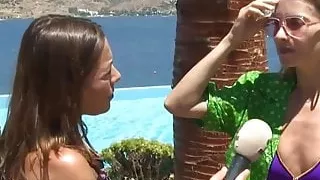 Tugba Unsal Nipple in Swimsuit