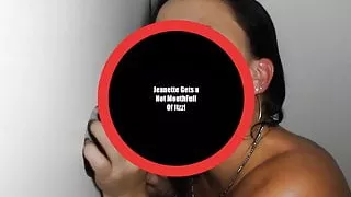 Stripper Sucking Schlongs in Glory Hole