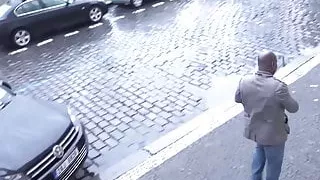 Petite slut Catrine Love fucked in ass while receiving oral