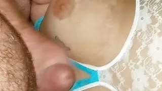 Beautiful ball sucking wife