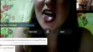 My sissy playing with dildo in front of girls 2 of 5