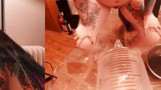 Time for some enema squats