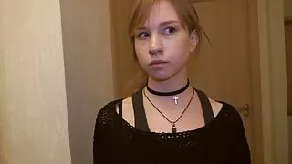 Debt4k. Lovely redhead Alice Klay should suck and ride dick