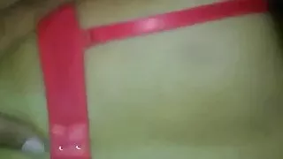 Indonesian wife gets cummed all over her boobs