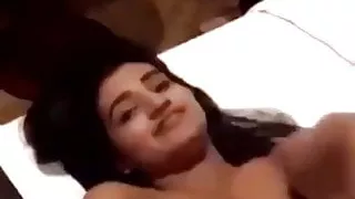 Indian wifey rubbing her pussy