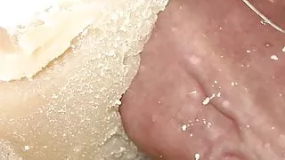 Fuckaing a real sex doll with pulsating creampie