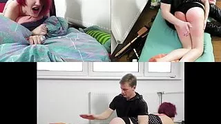 Clip 44Ri-b Rijas First Spanking - OTK - MC - Sale: $10